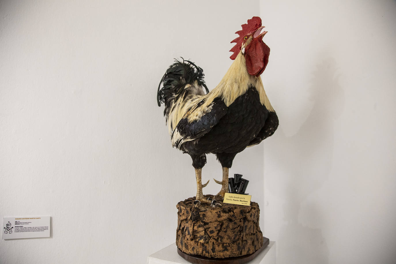 Exposición de bordados de Antoñita Sánchez en Cartagena