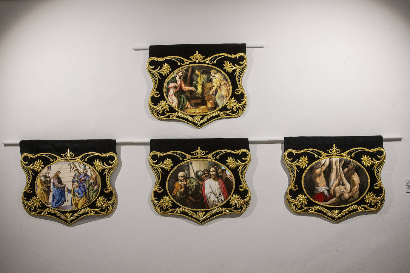 Exposición de bordados de Antoñita Sánchez en Cartagena