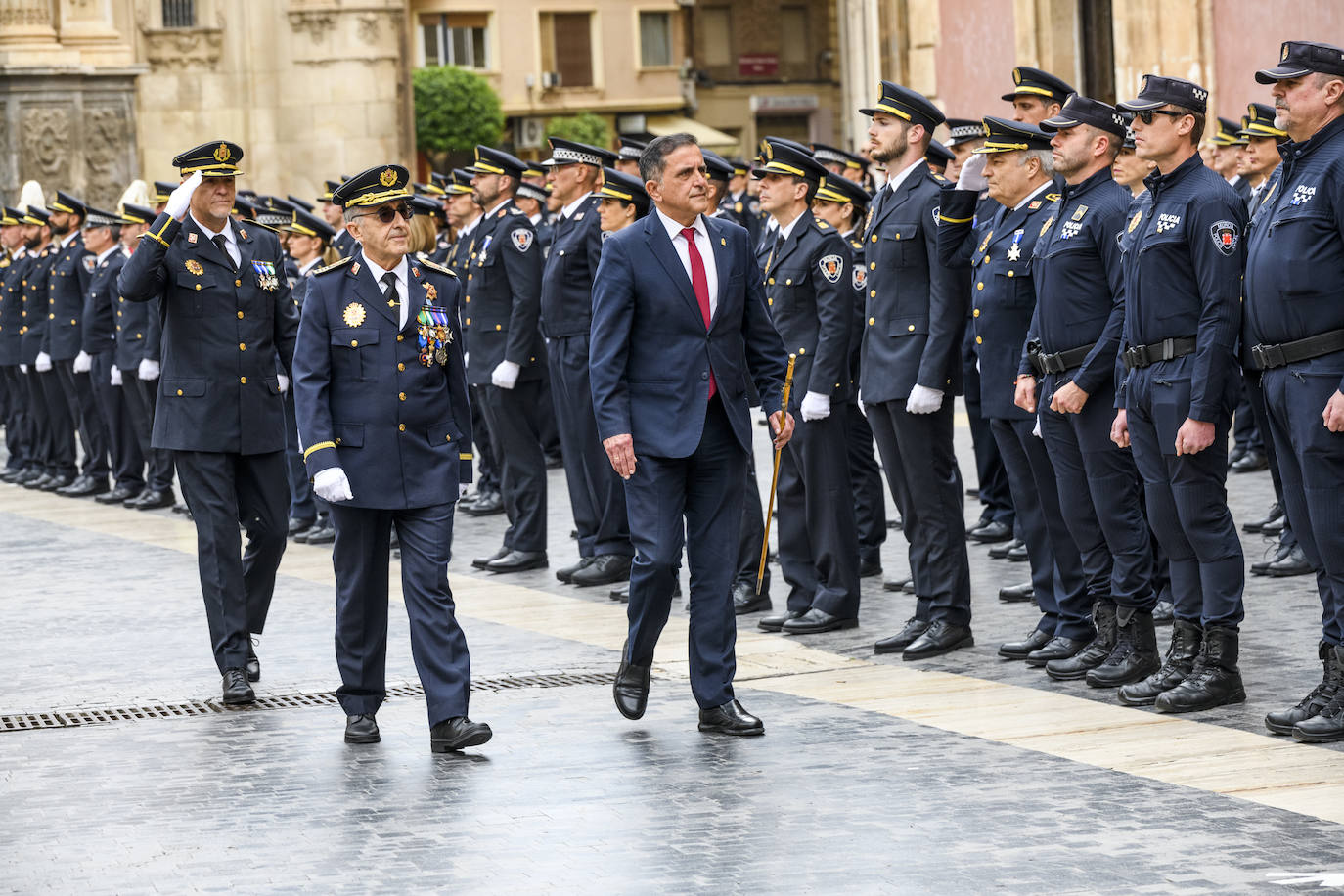 Acto del día de San Patricio de la Policía Local de Murcia 2023