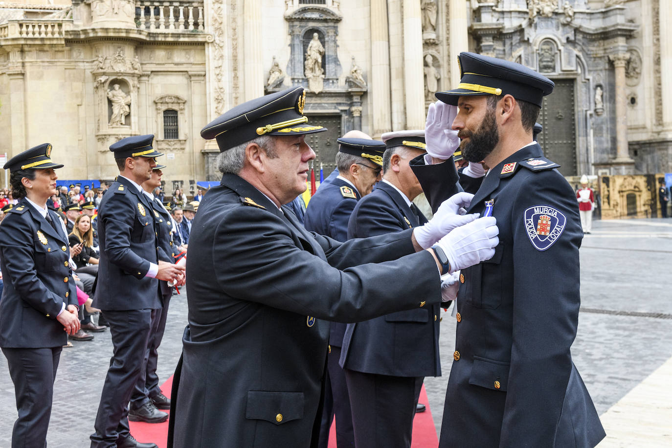 Acto del día de San Patricio de la Policía Local de Murcia 2023