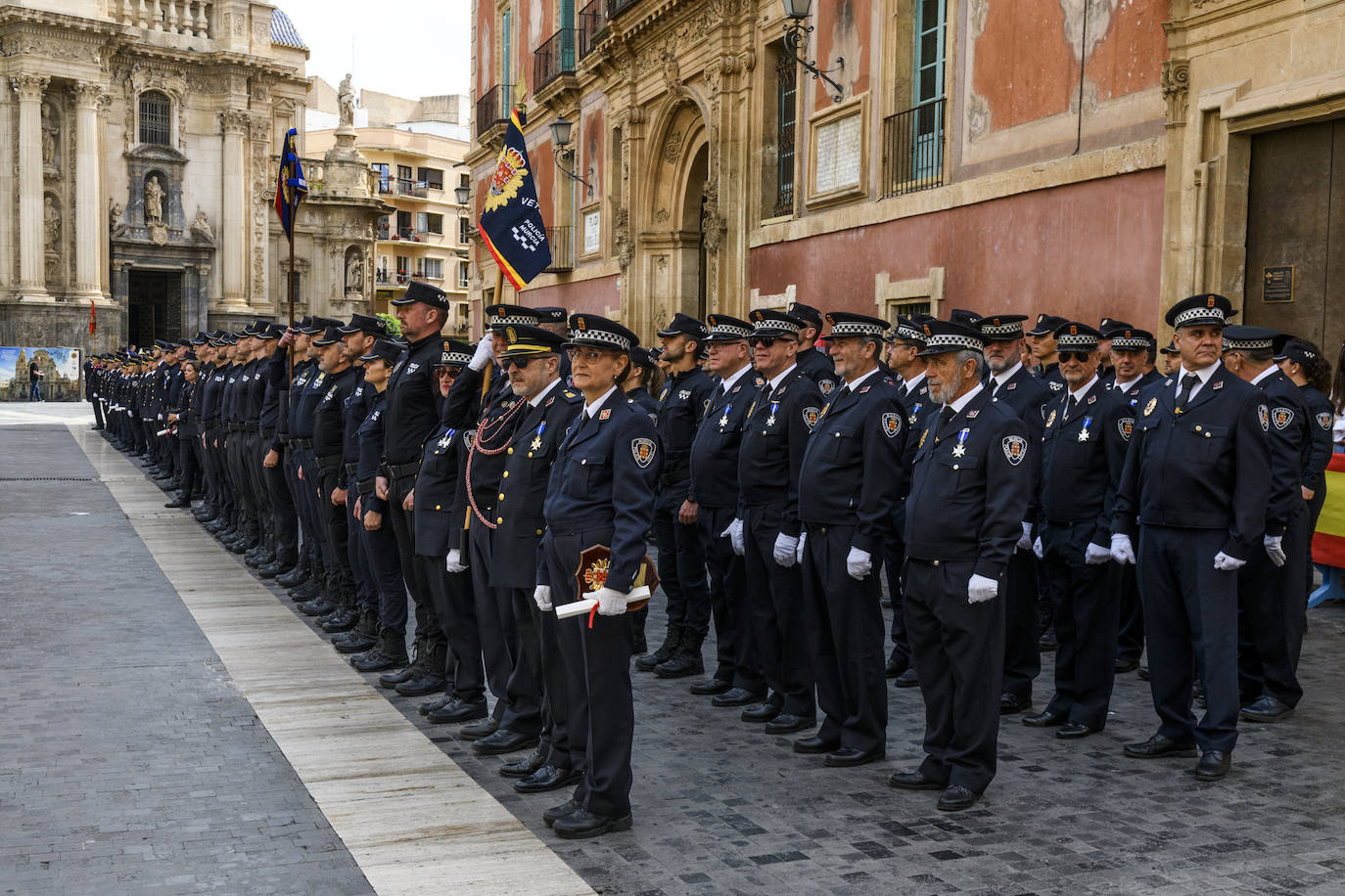 Acto del día de San Patricio de la Policía Local de Murcia 2023