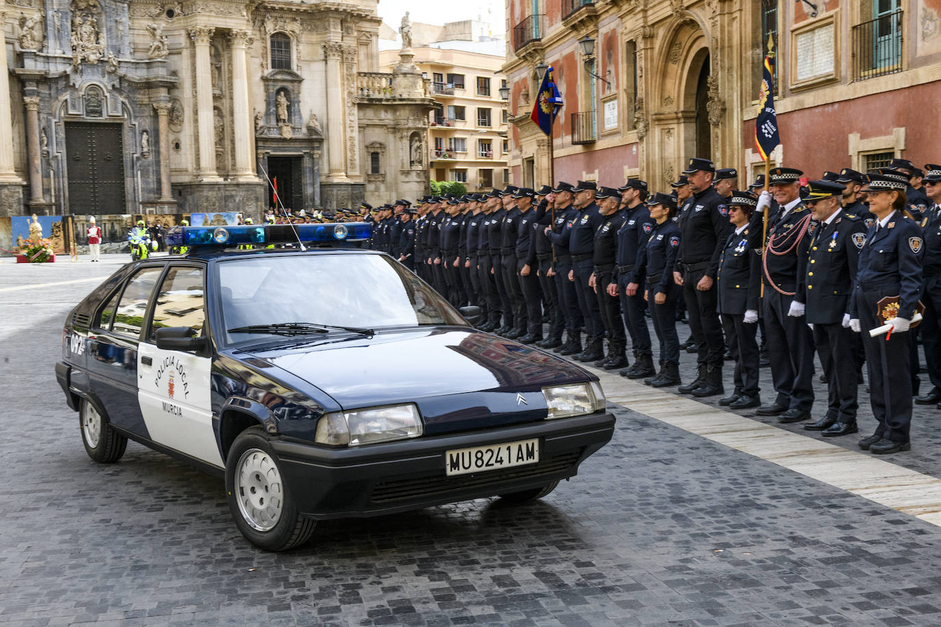 Acto del día de San Patricio de la Policía Local de Murcia 2023