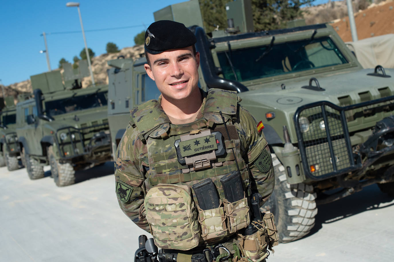 Un día en el entrenamiento militar para ir de misión al Líbano