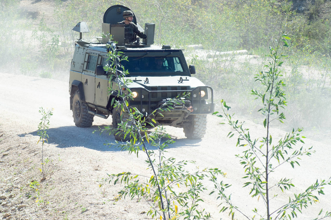 Un día en el entrenamiento militar para ir de misión al Líbano