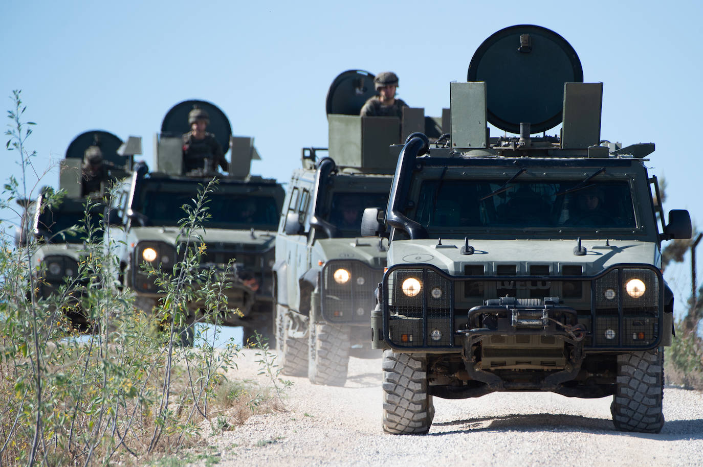 Un día en el entrenamiento militar para ir de misión al Líbano
