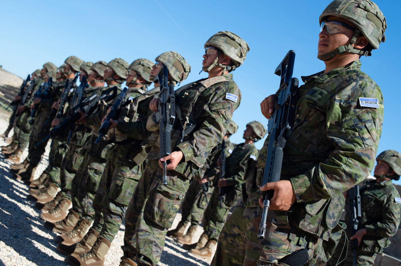 Un día en el entrenamiento militar para ir de misión al Líbano