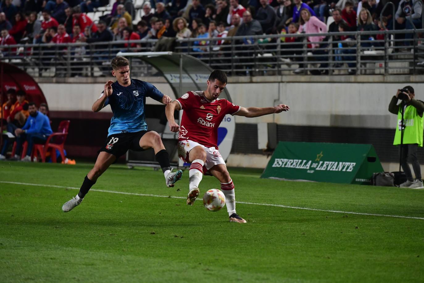 El empate del Real Murcia frente a La Nucía, en imágenes