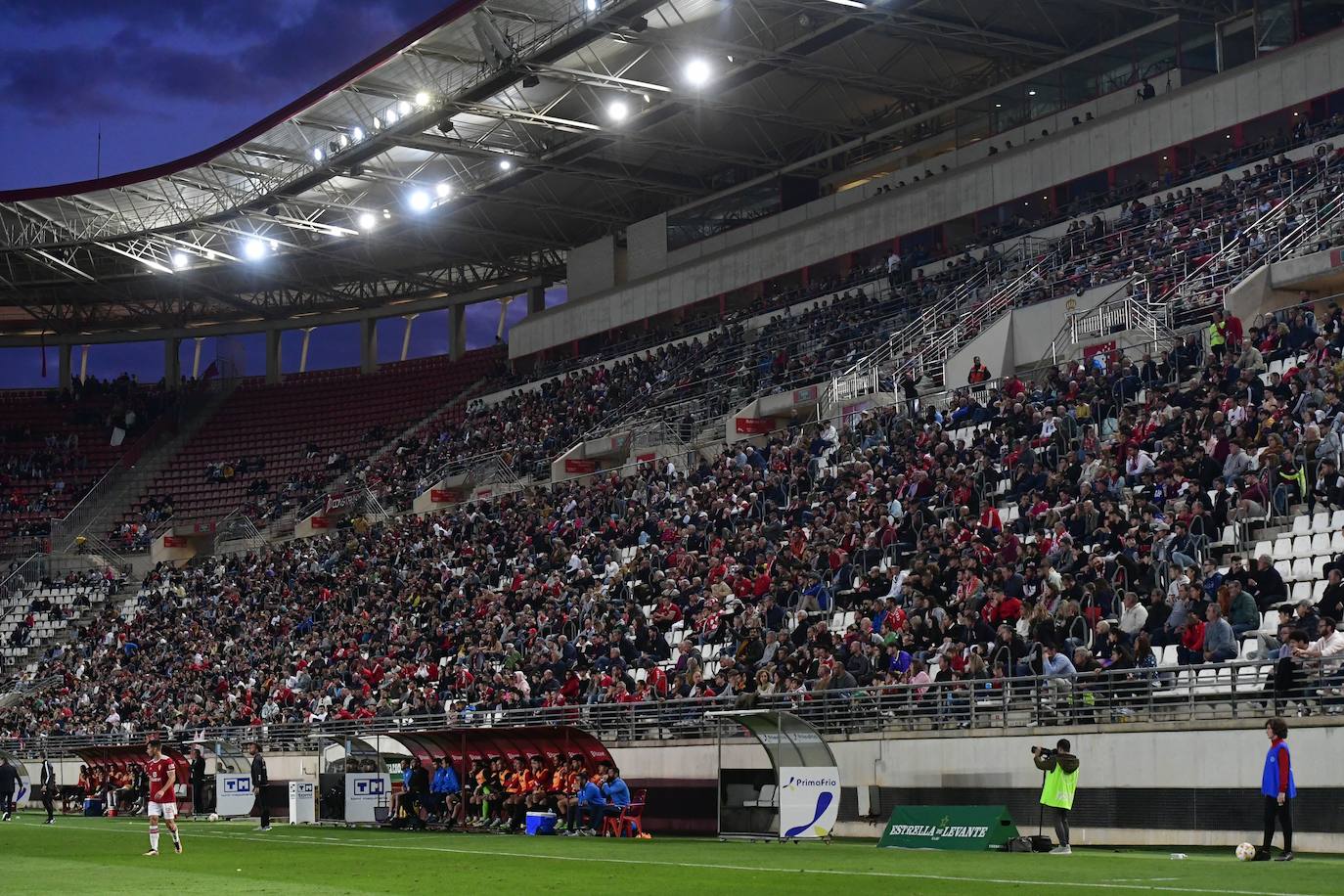 El empate del Real Murcia frente a La Nucía, en imágenes