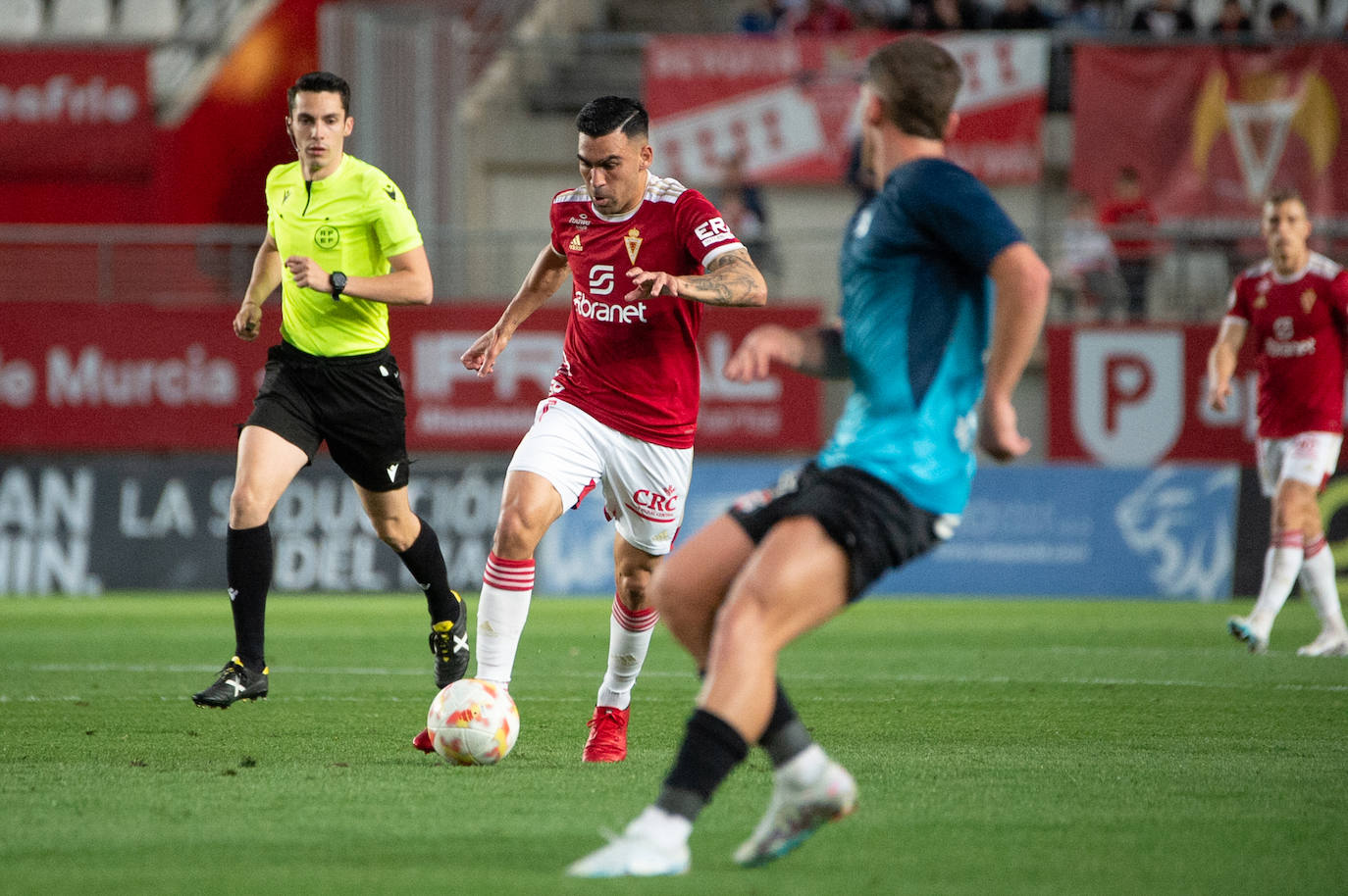 El empate del Real Murcia frente a La Nucía, en imágenes