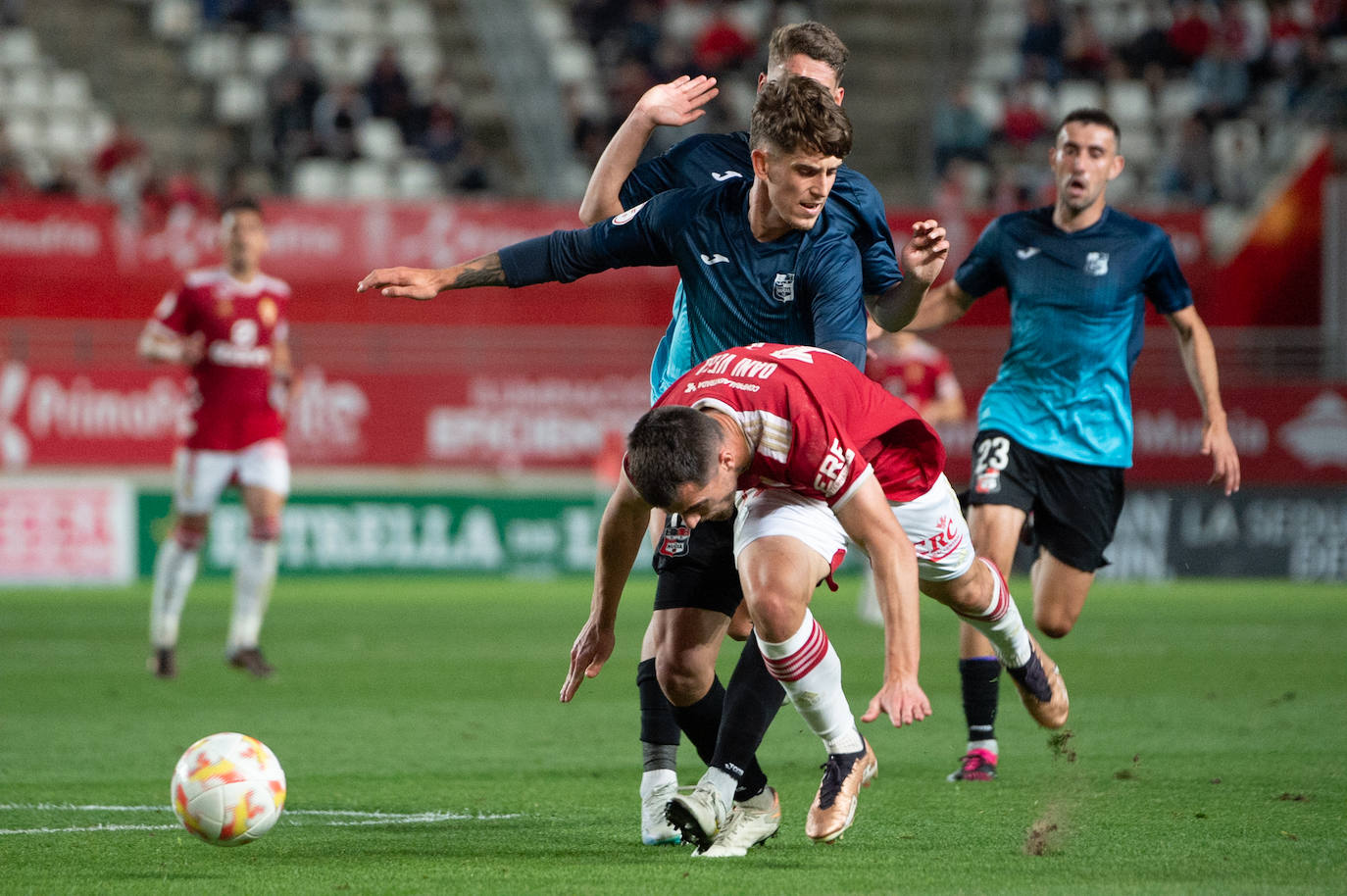 El empate del Real Murcia frente a La Nucía, en imágenes