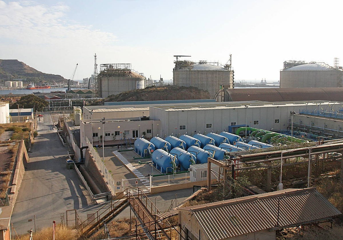 Panorámica de la desaladora de Escombreras, en una imagen de archivo.