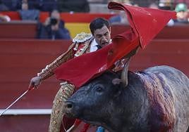 Paco Ureña, este domingo, en Valencia.