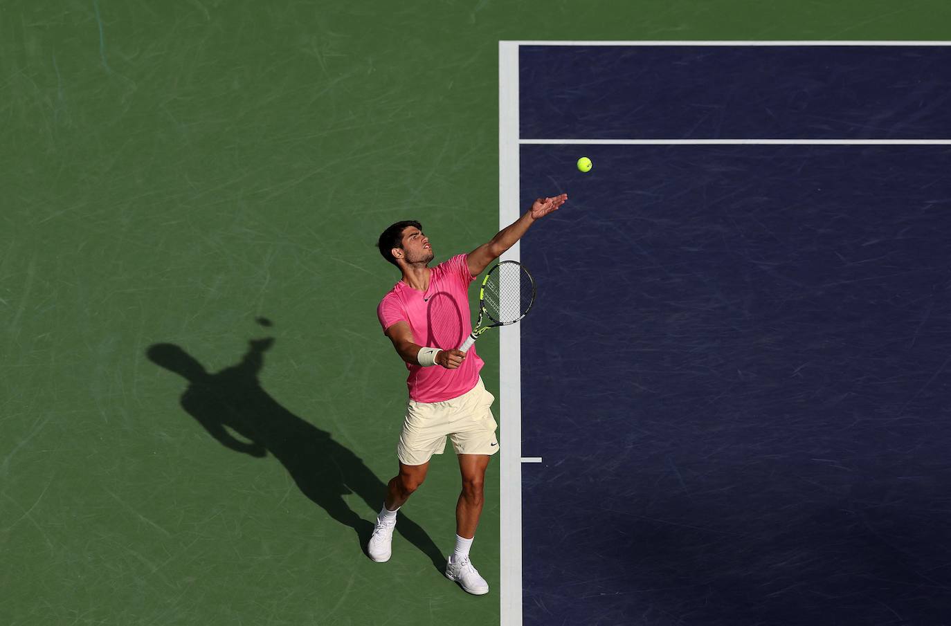 El partido de Carlos Alcaraz contra Jannik Sinner, en imágenes