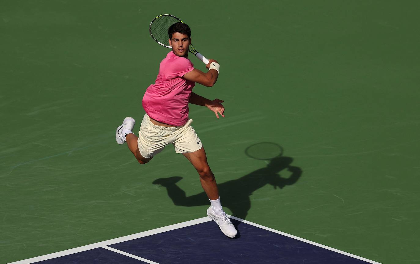 El partido de Carlos Alcaraz contra Jannik Sinner, en imágenes