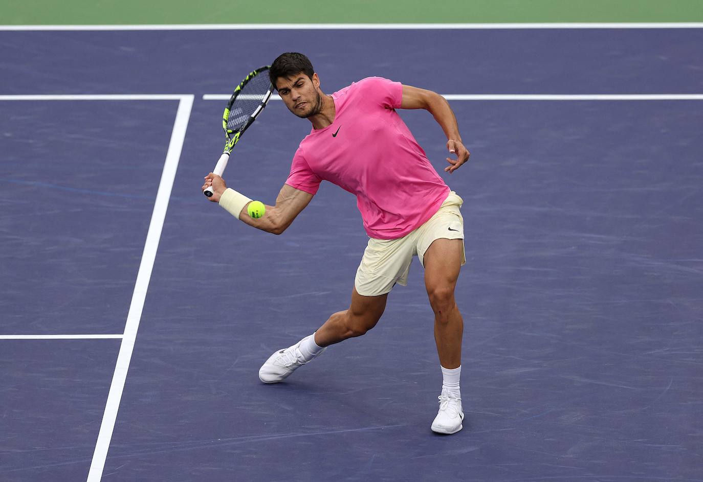 El partido de Carlos Alcaraz contra Jannik Sinner, en imágenes