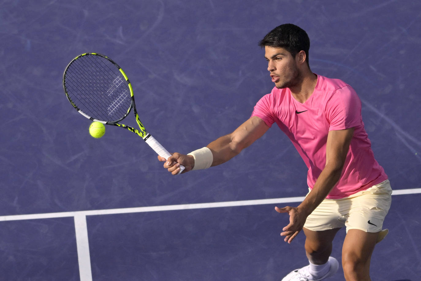 El partido de Carlos Alcaraz contra Jannik Sinner, en imágenes