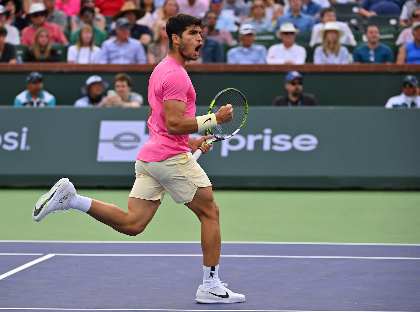 El partido de Carlos Alcaraz contra Jannik Sinner, en imágenes