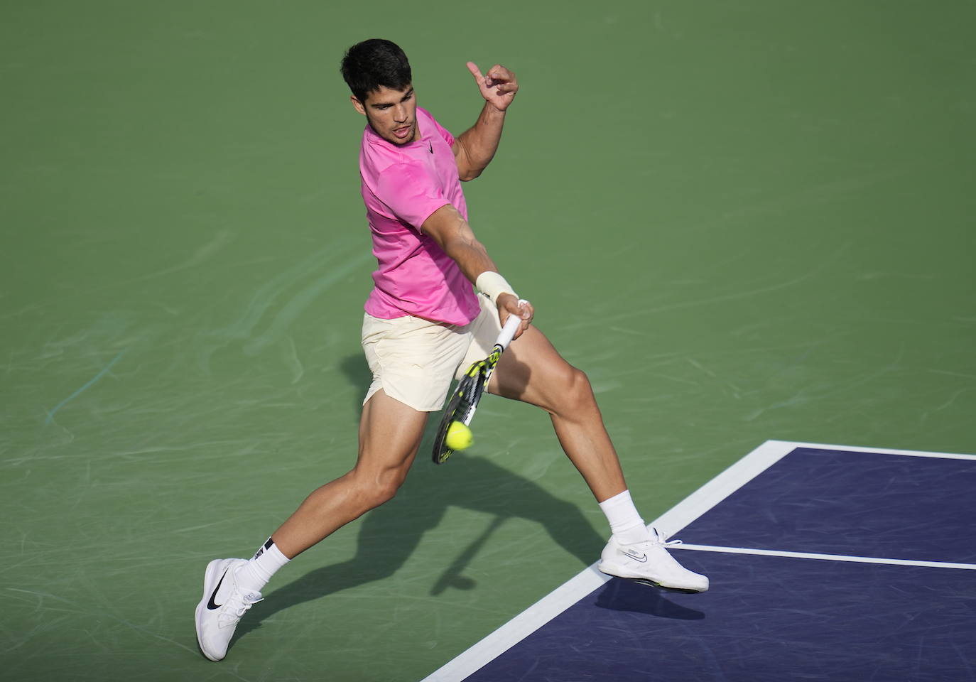 El partido de Carlos Alcaraz contra Jannik Sinner, en imágenes