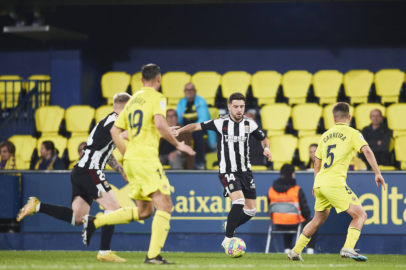 La derrota del Cartagena frente al Villarreal B, en imágenes