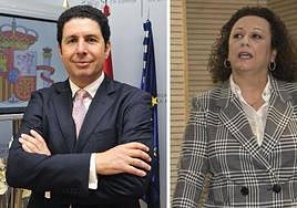 Yolanda Muñoz llegando al juzgado junto a su letrado defensor, Raúl Pardo Geijo-Ruiz.