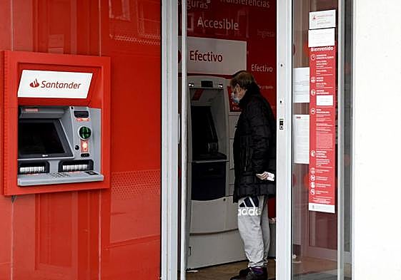 Una oficina de Santader.