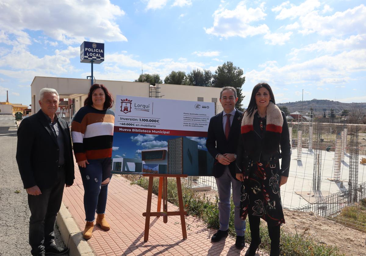 La biblioteca municipal de Lorquí contará con aulas de formación y salas de estudio.