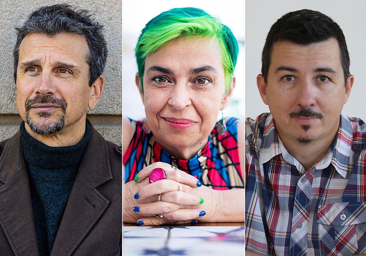 Pedro Ramos, Chiki Fabregat y Daniel Hernández Chambers.