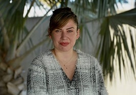 Yaiza Rubio Viñuela, en la Facultad de Informática de la UMU, este miércoles.