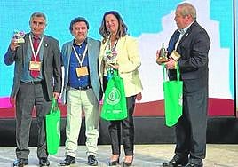 Rubén Moyano, Juan Jorquera, Pilar Valdés y Luis Melgarejo.