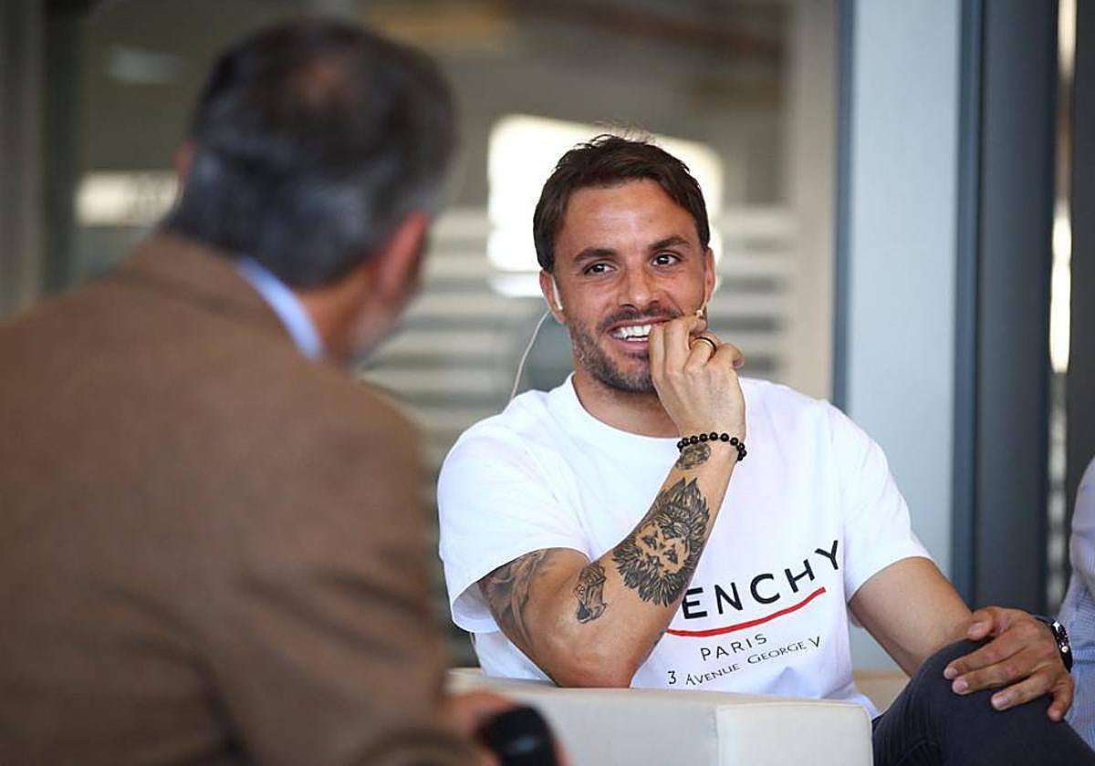 Pedro León, este jueves, durante el evento.