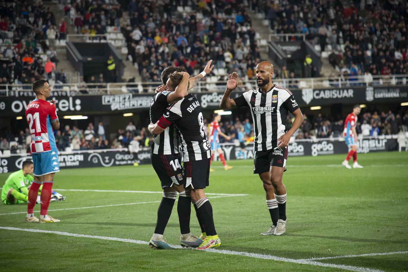 La victoria del Cartagena frente al CD Lugo, en imágenes