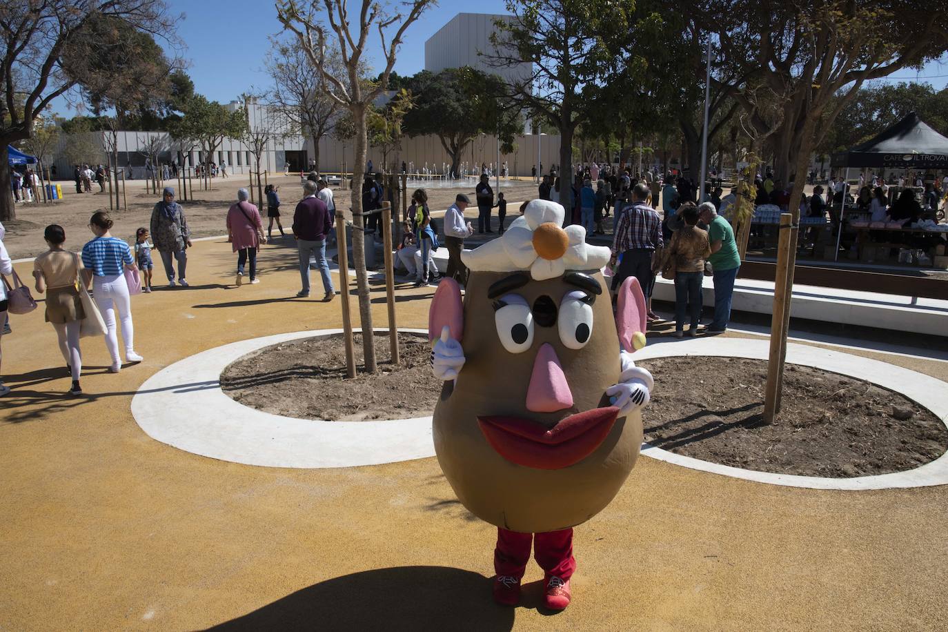 La inauguración del nuevo &#039;Parque Almansa&#039; en San Javier, en imágenes