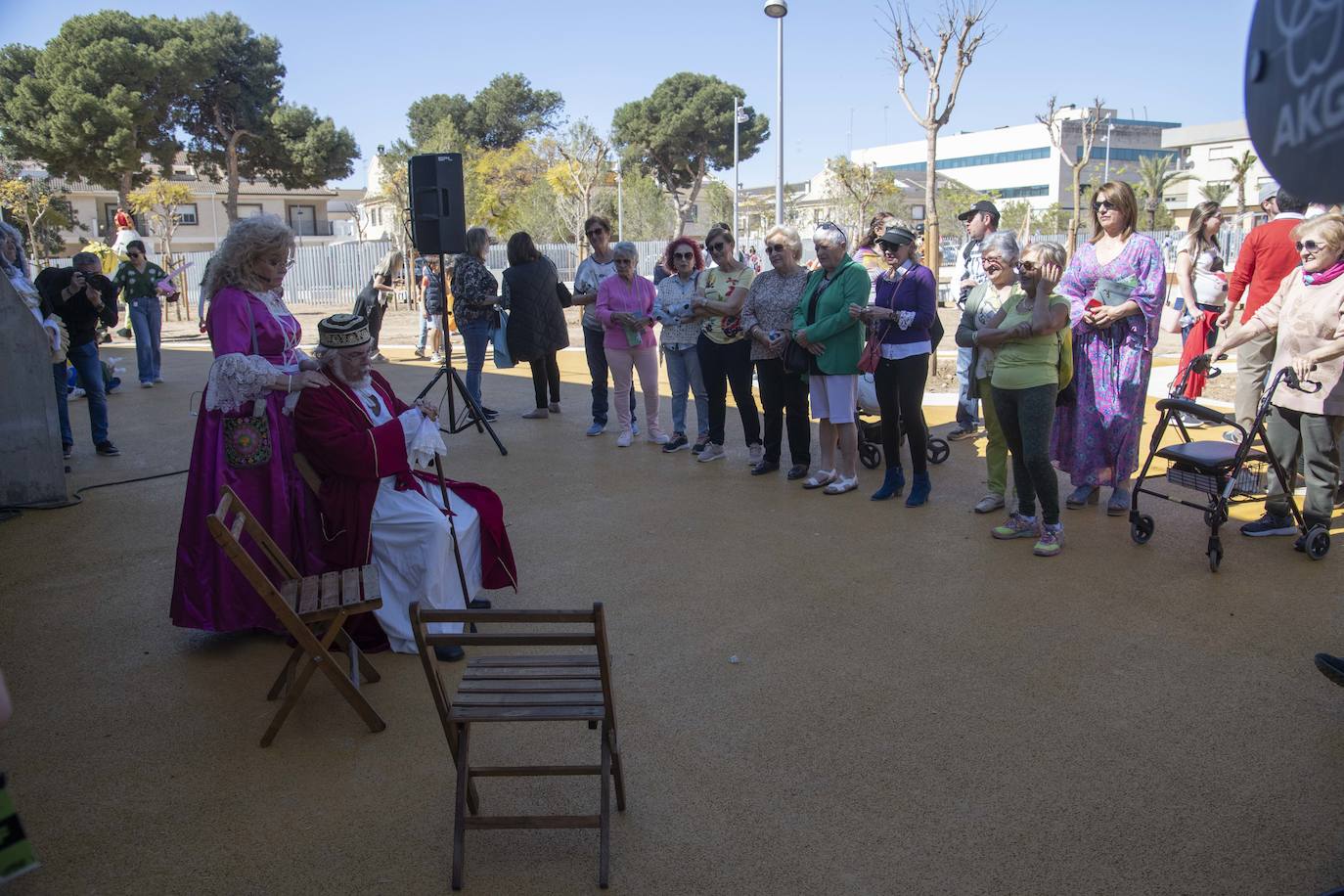La inauguración del nuevo &#039;Parque Almansa&#039; en San Javier, en imágenes