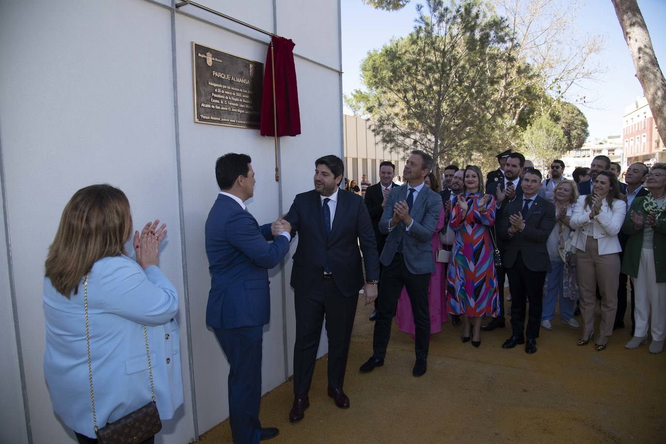 La inauguración del nuevo &#039;Parque Almansa&#039; en San Javier, en imágenes