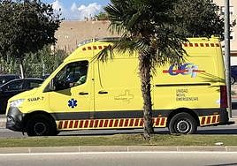 Imagen de archivo de una ambulancia del 061.