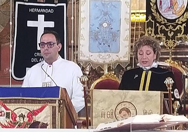 Ángeles y Pedro Castillo Caballero, este domingo.