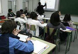 Alumnos de Secundaria, en una imagen de archivo.