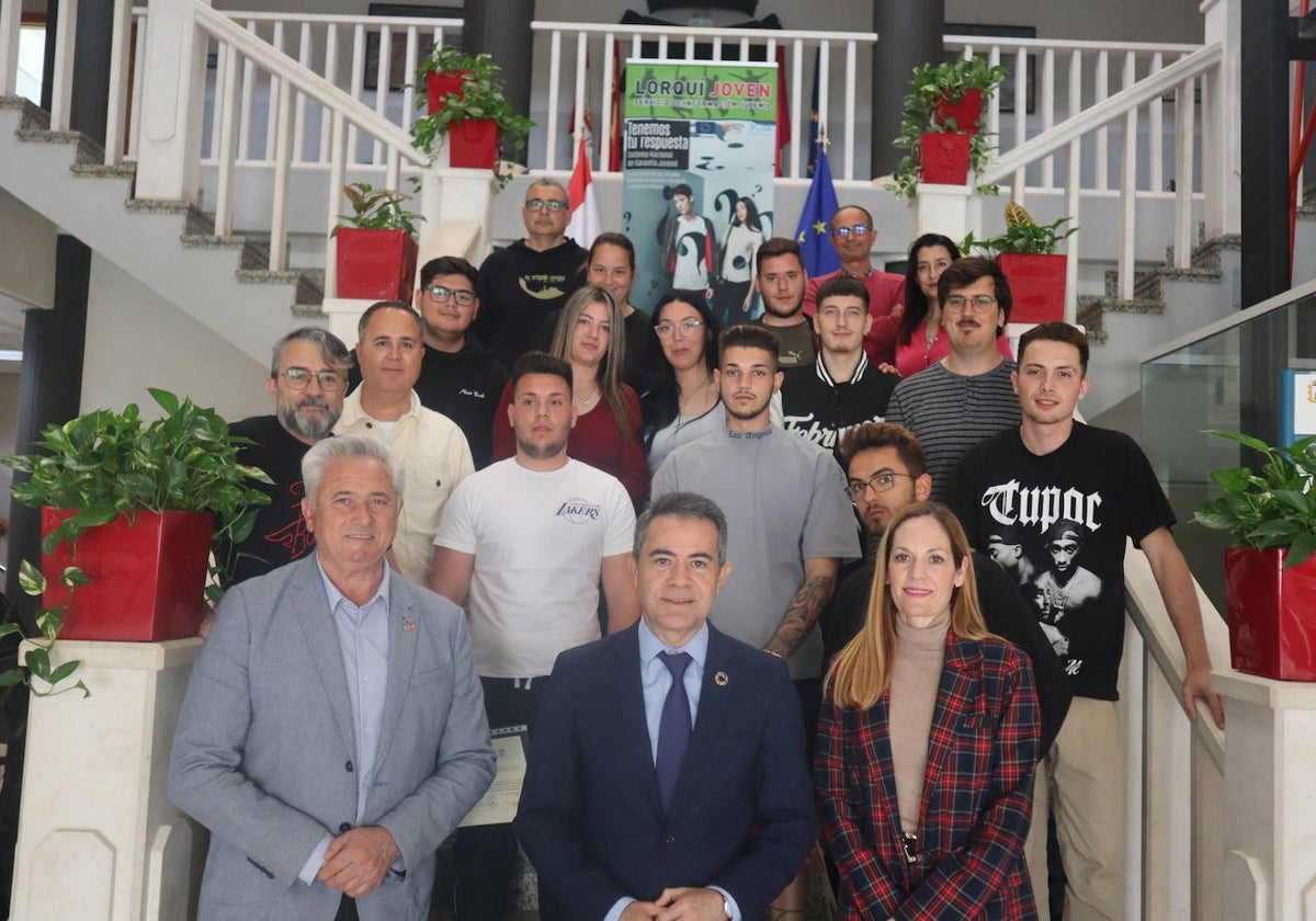 El Ayuntamiento de Lorquí clausura el programa Mixto de empleo y formación dedicado a jóvenes desempleados del municipio