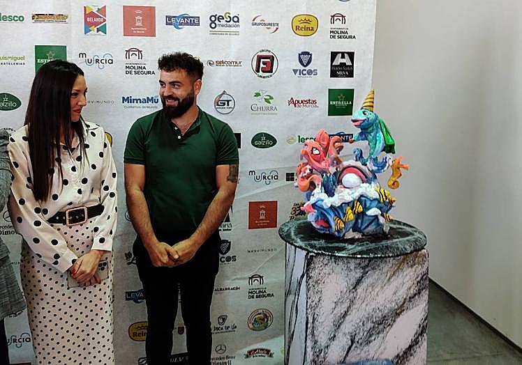 Maqueta del catafalco infantil.