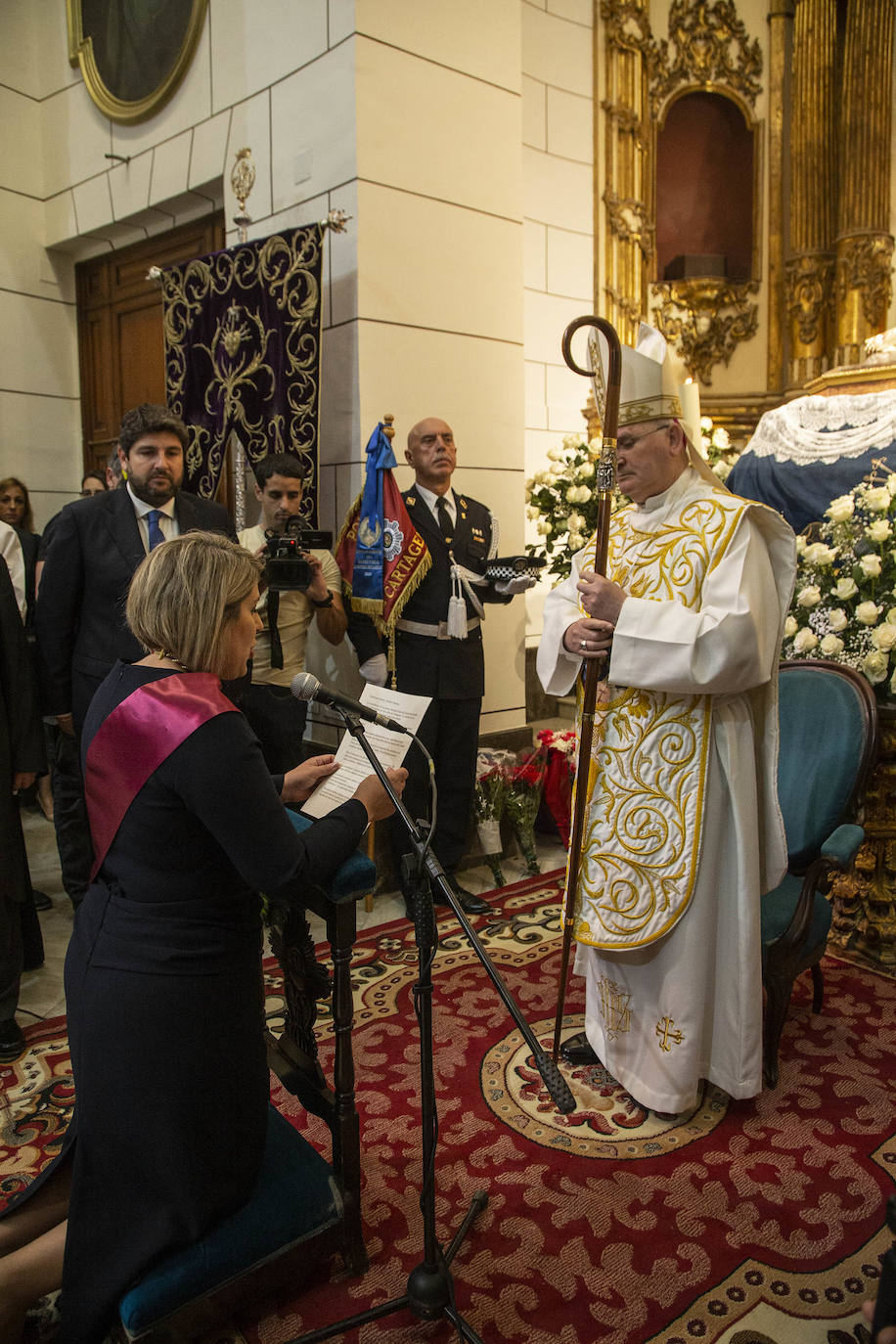 Ofrenda de la Onza de Oro en Cartagena, en imágenes