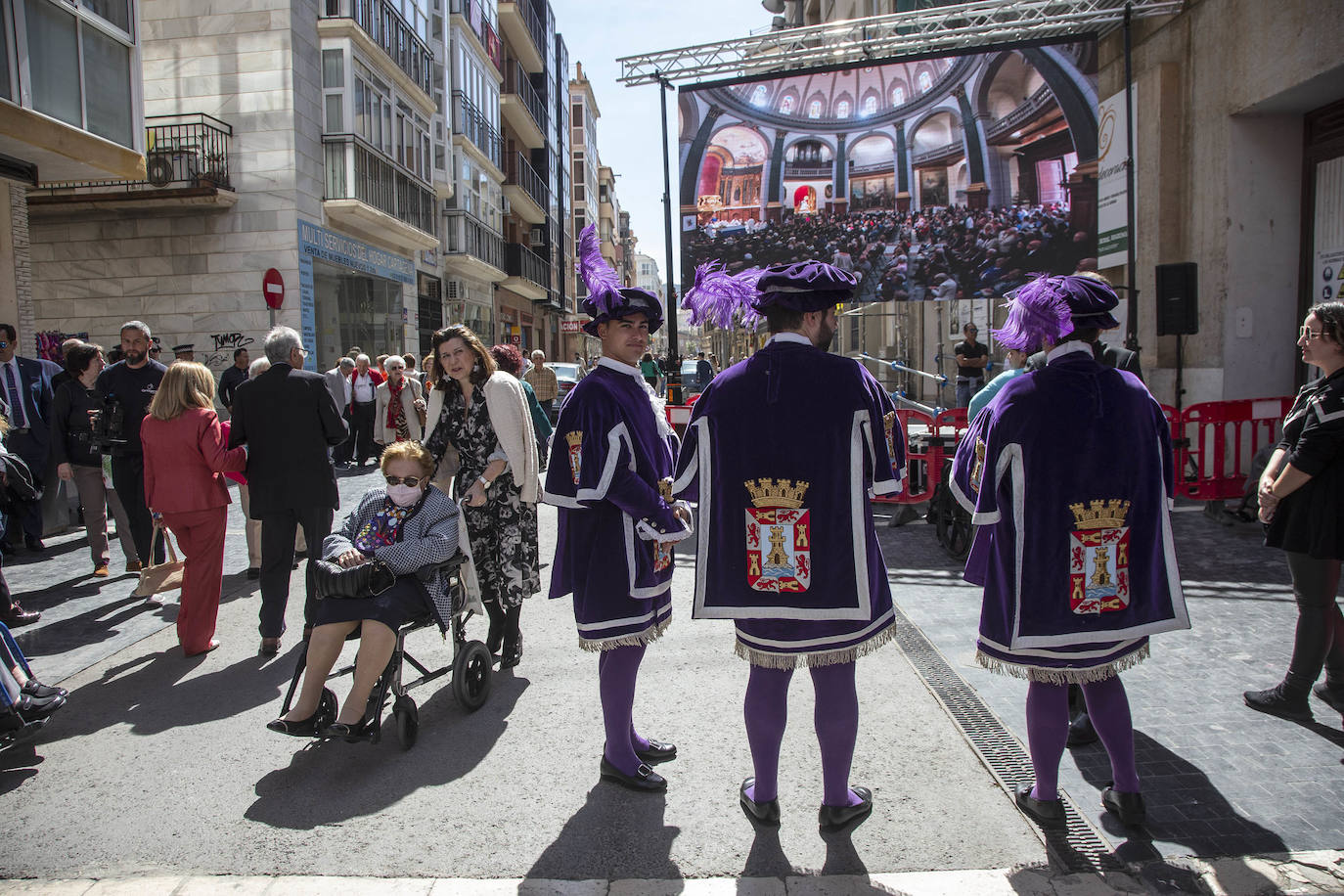 Ofrenda de la Onza de Oro en Cartagena, en imágenes