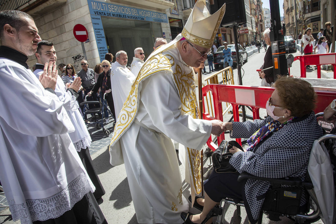 Ofrenda de la Onza de Oro en Cartagena, en imágenes
