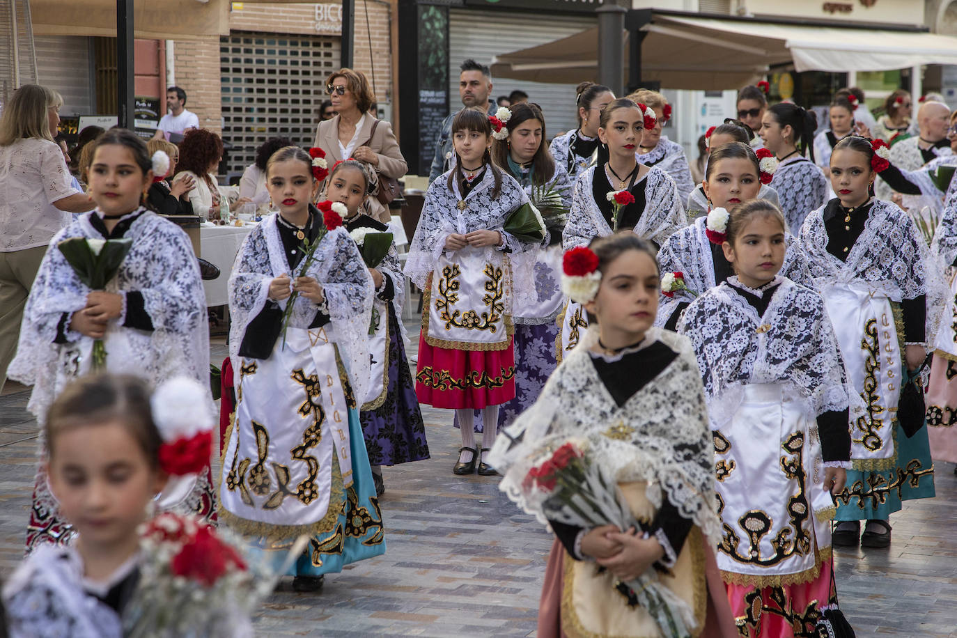 La ofrenda a la Virgen de la Caridad de Cartagena, en imágenes