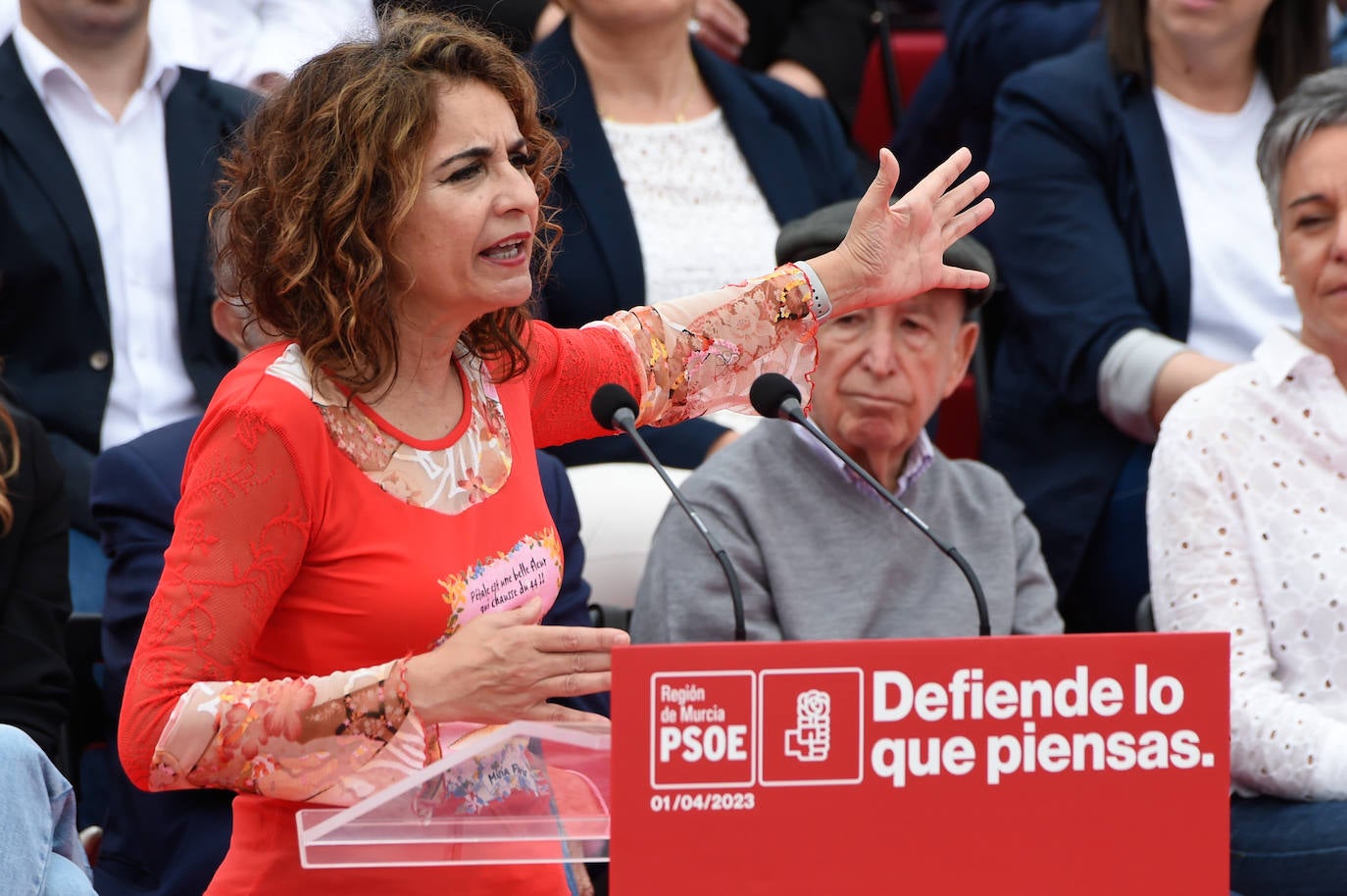 Acto de presentación de la candidatura de José Antonio Serrano a la alcaldía de Murcia, en imágenes
