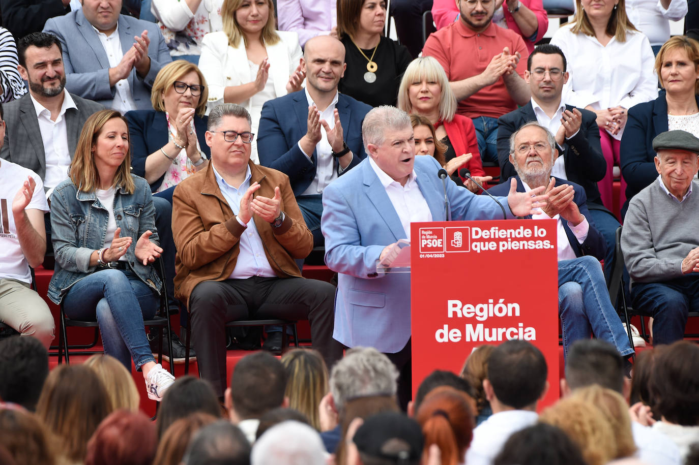 Acto de presentación de la candidatura de José Antonio Serrano a la alcaldía de Murcia, en imágenes