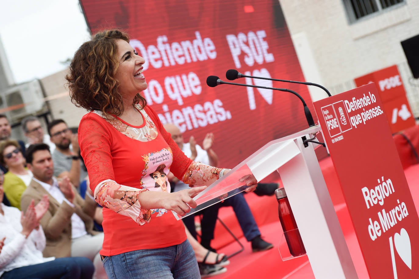 Acto de presentación de la candidatura de José Antonio Serrano a la alcaldía de Murcia, en imágenes