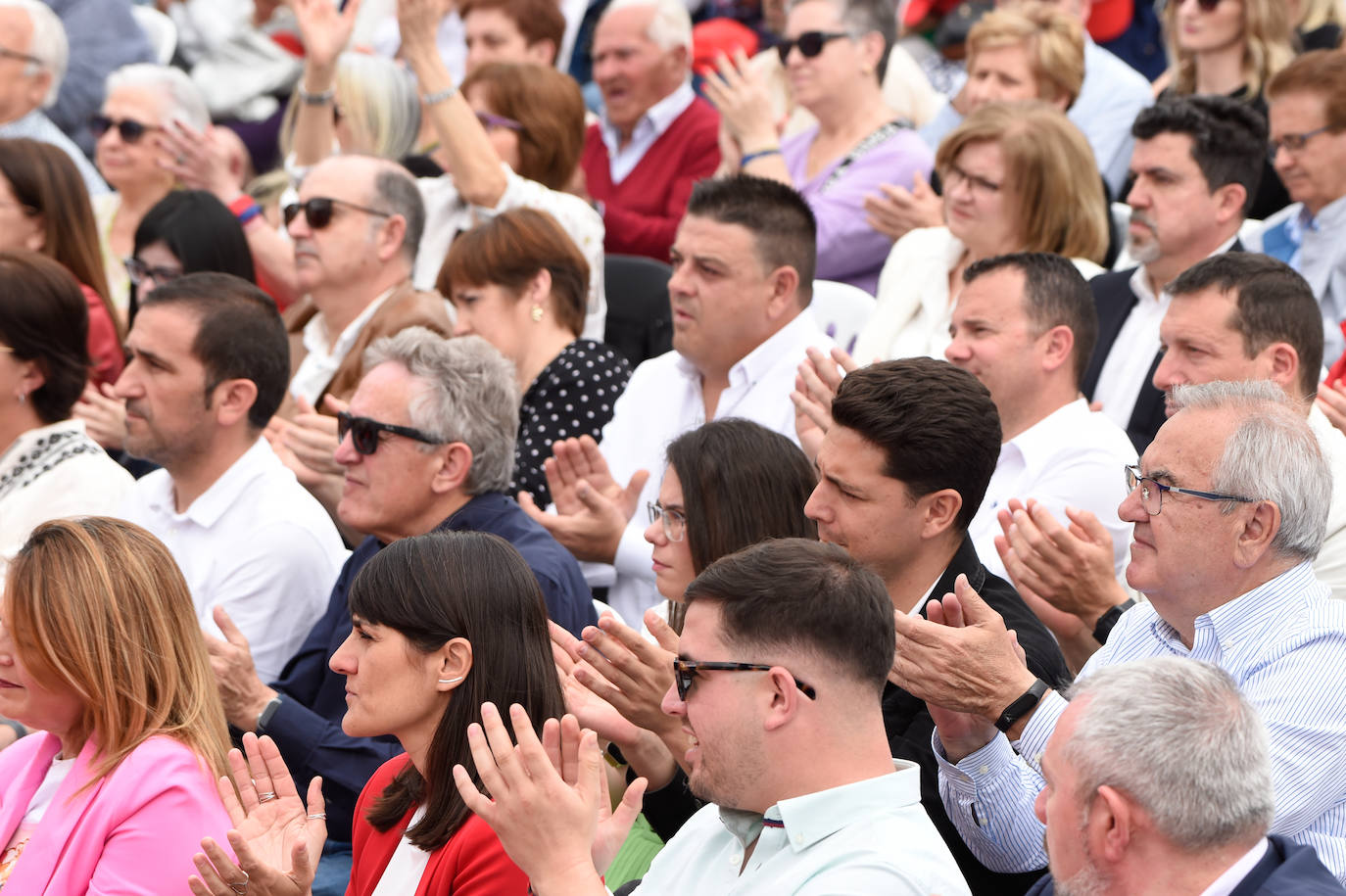 Acto de presentación de la candidatura de José Antonio Serrano a la alcaldía de Murcia, en imágenes