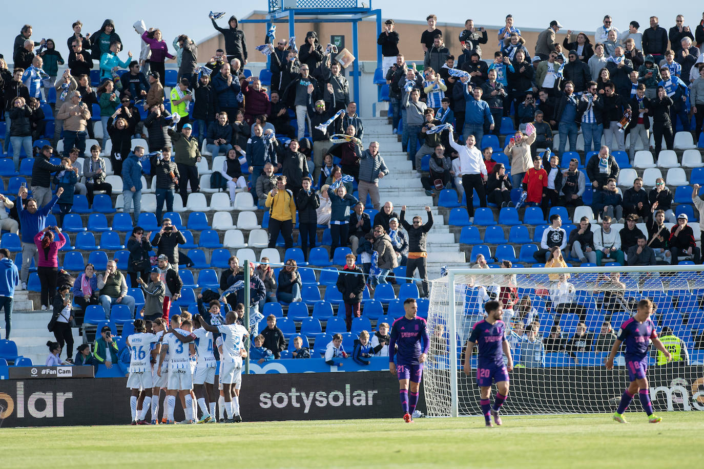 La victoria del Cartagena frente al Leganés, en imágenes