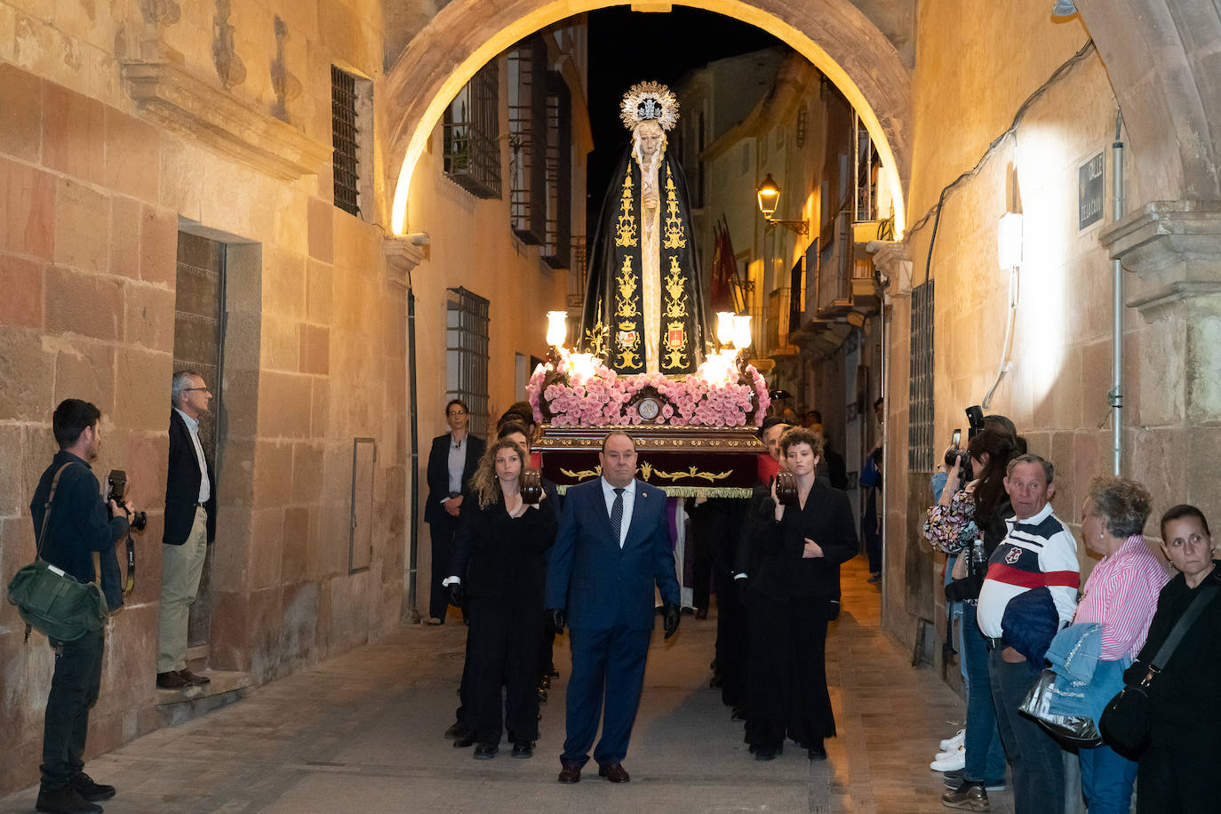 Procesión de la Santísima Virgen de la Soledad de Lorca, en imágenes
