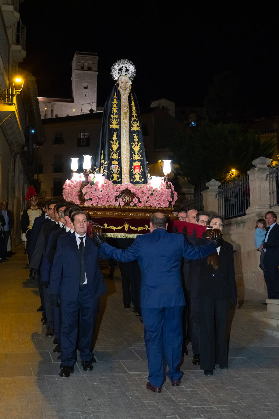 Procesión de la Santísima Virgen de la Soledad de Lorca, en imágenes